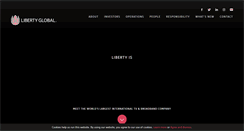 Desktop Screenshot of libertyglobal.com